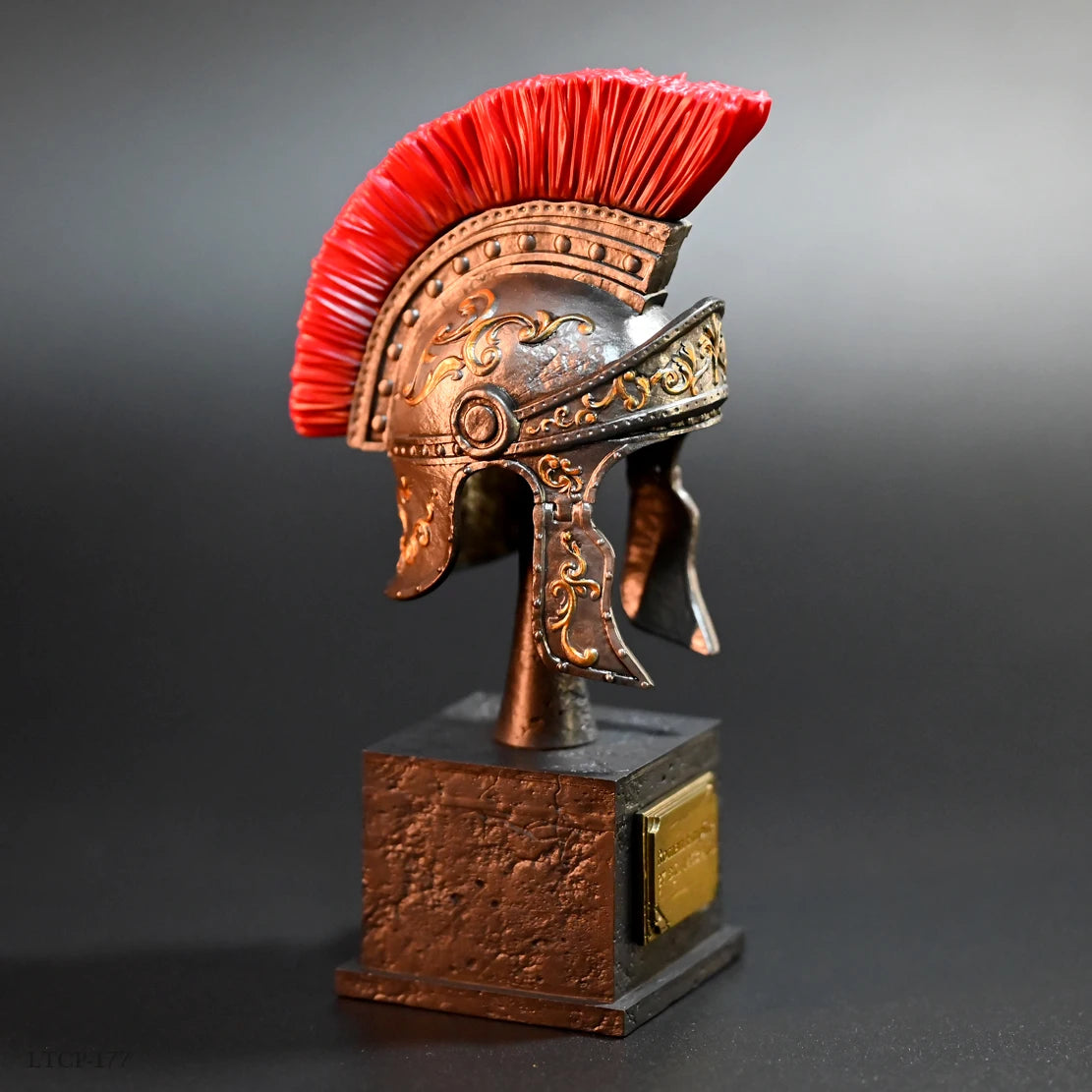 130MM Home decoration craft ancient Rome helmet finished home decoration model LTCP-177