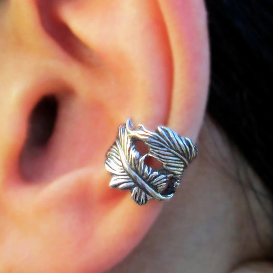 Antiquity leaf Ear Cuffs