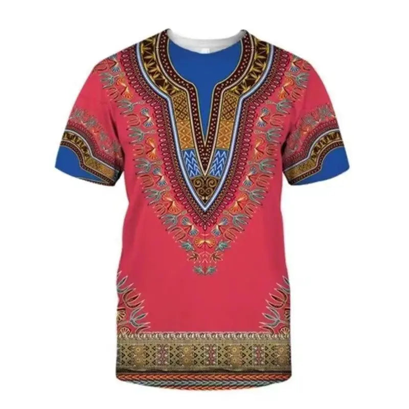 African Ethnic Pattern Men's T-Shirt