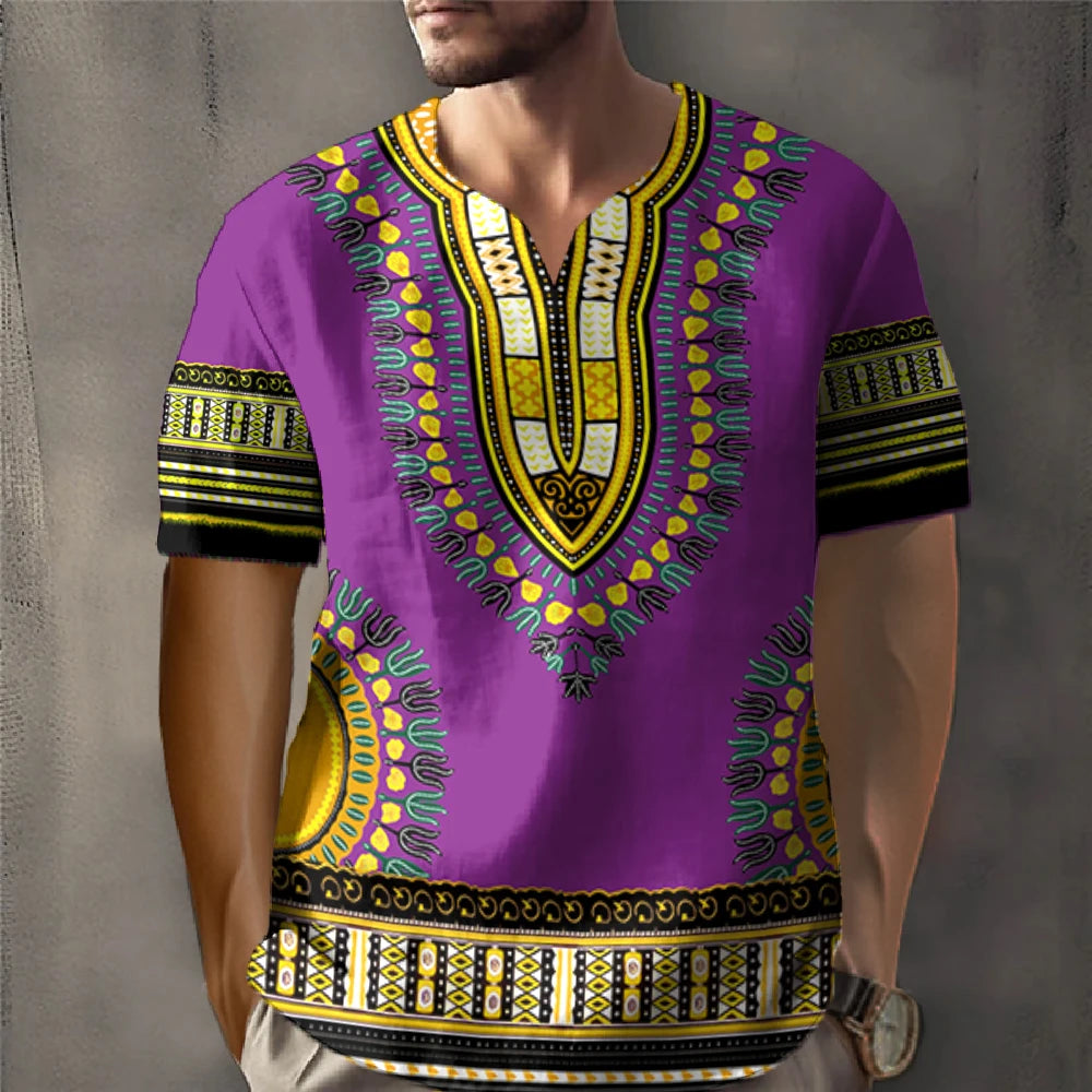 African DashikiT shirts Men