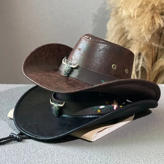 Cow Head Western Hat