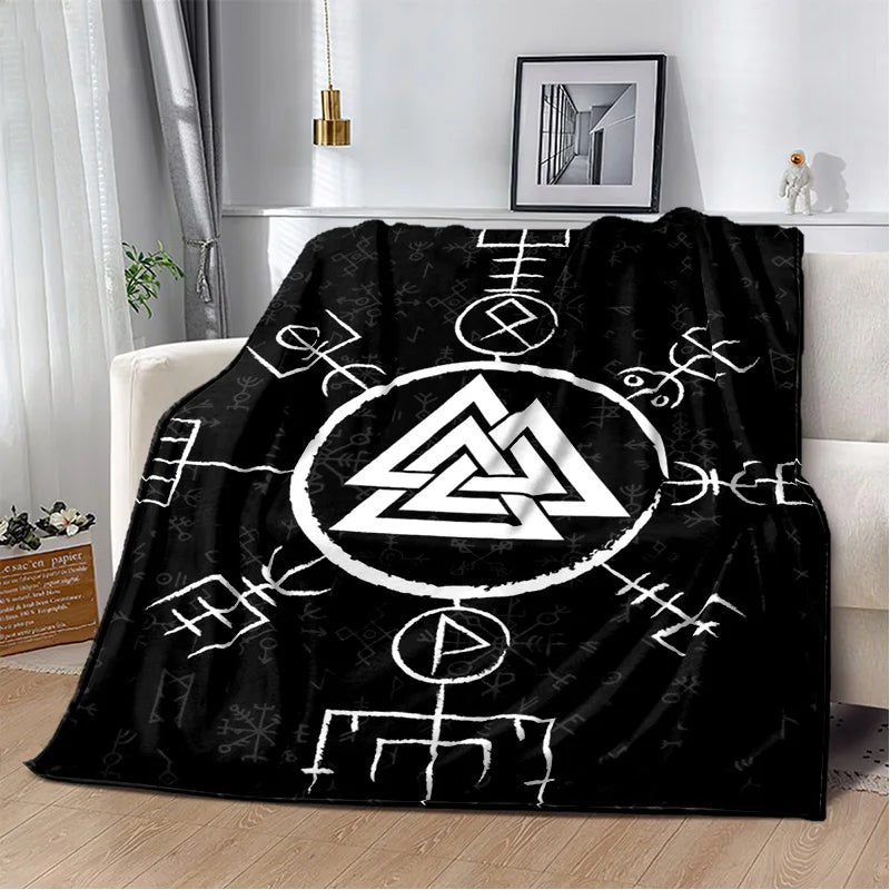 Graphic Viking Blanket