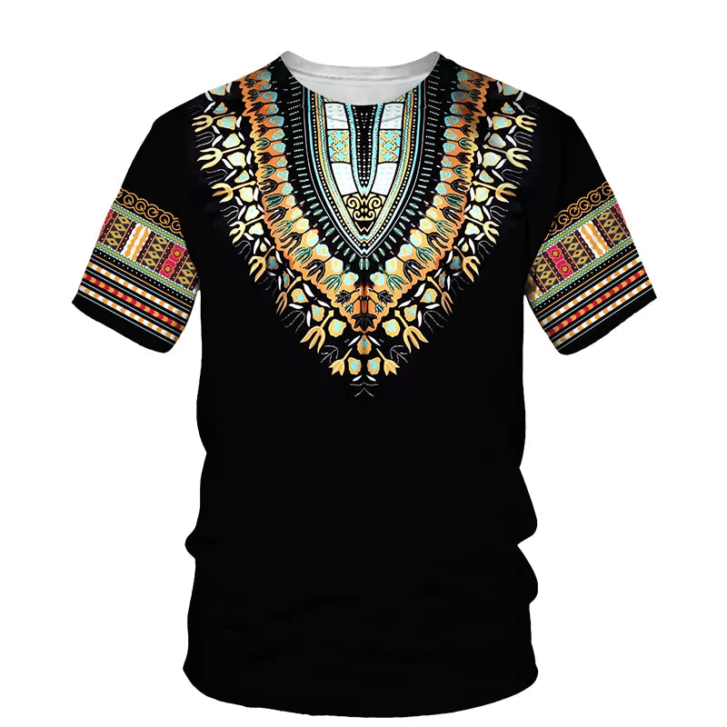 African Ethnic Pattern Men's T-Shirt