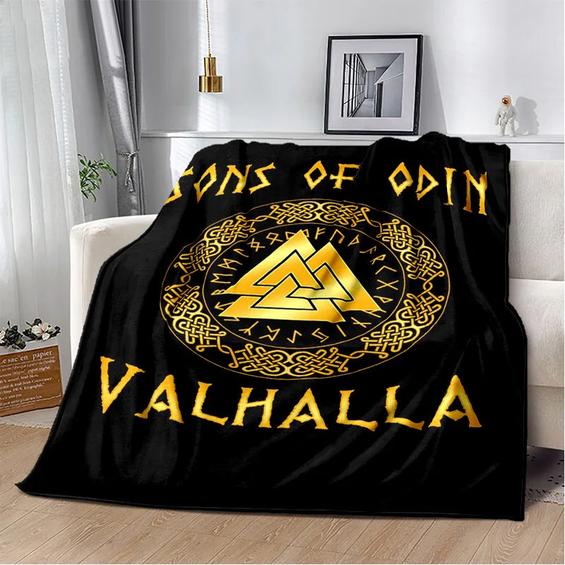 Graphic Viking Blanket