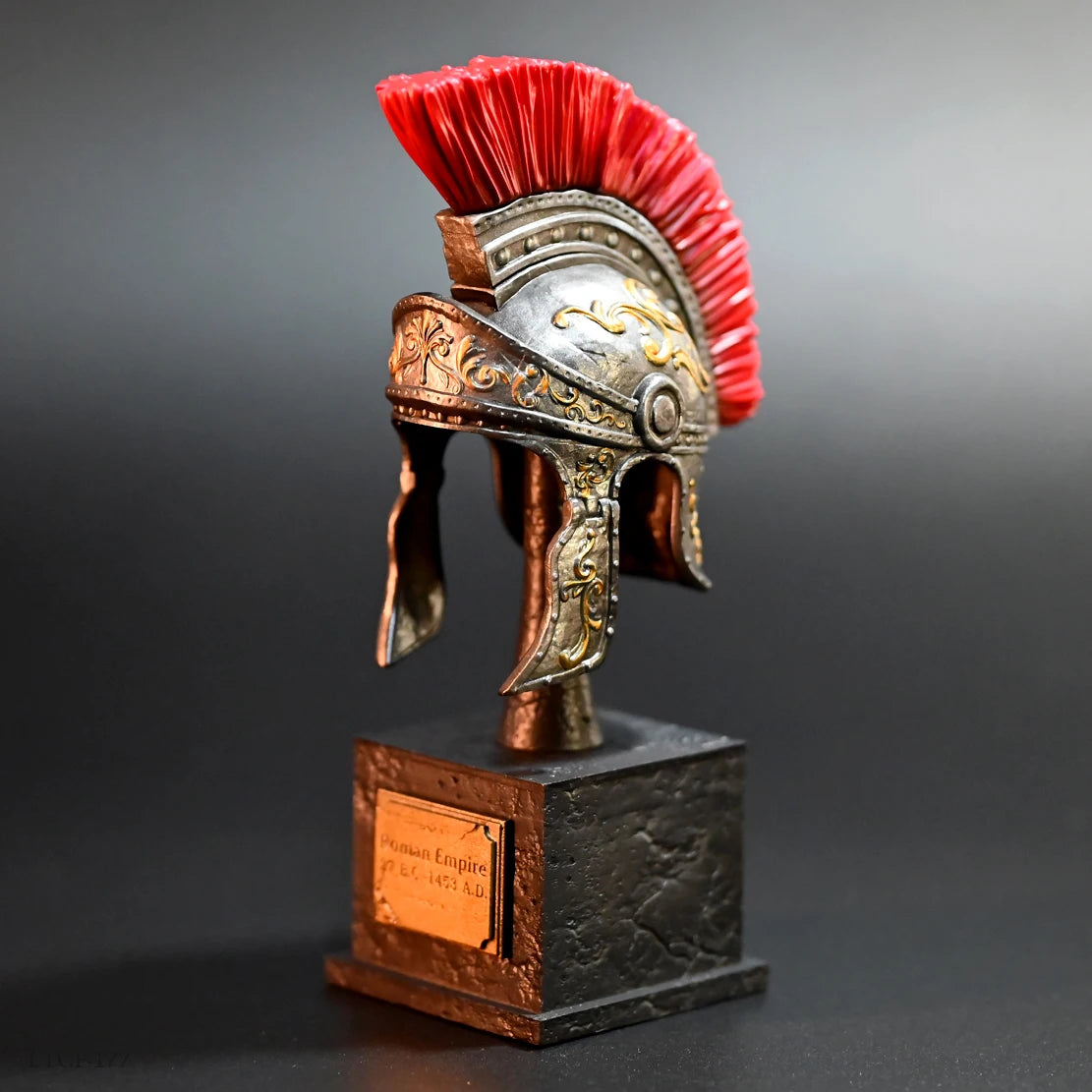 130MM Home decoration craft ancient Rome helmet finished home decoration model LTCP-177