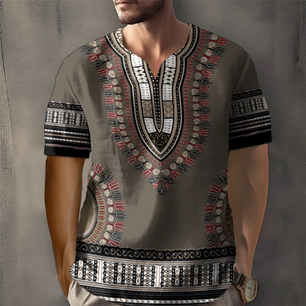 African DashikiT shirts Men