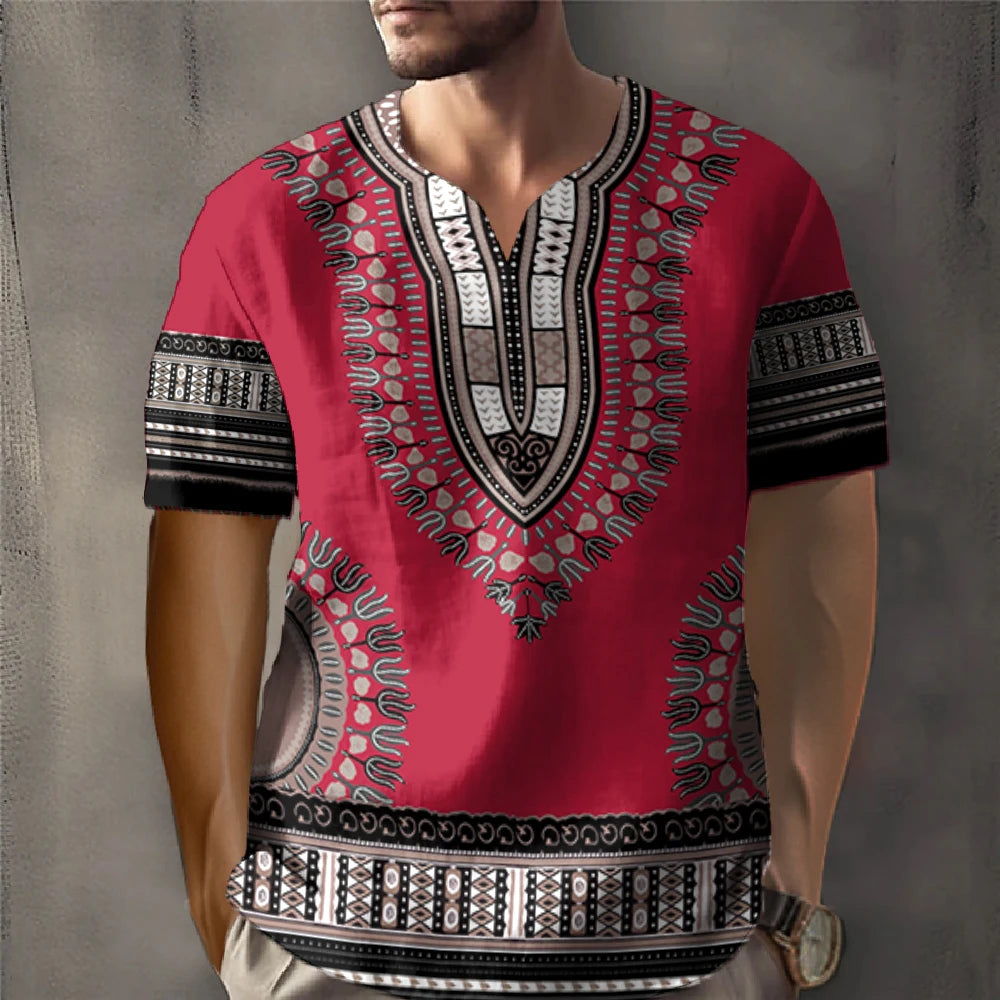 African DashikiT shirts Men