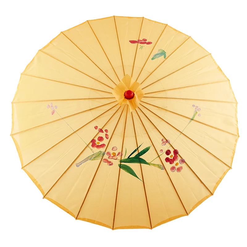 1pcS ilk Cloth Women Umbrella Japanese Cherry Blossoms Ancient Dance Umbrella Decorative Umbrella Chinese Oil Paper Umbrella