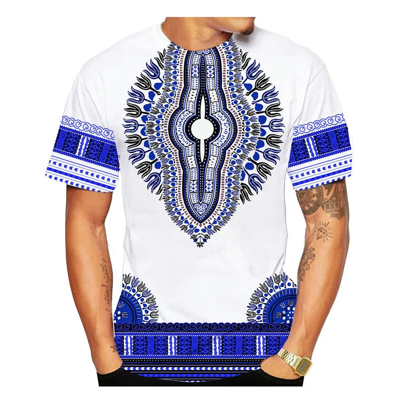 African Ethnic Pattern Men's T-Shirt