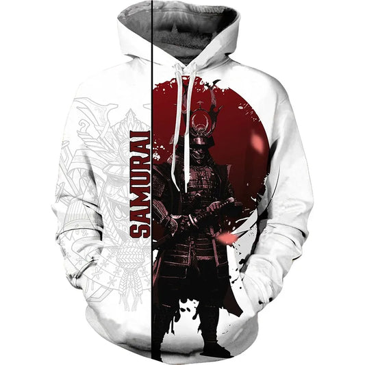 Samurai Print  Hoodie