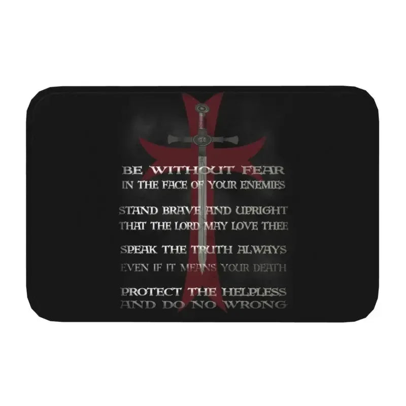 Crusader Knight Doormat