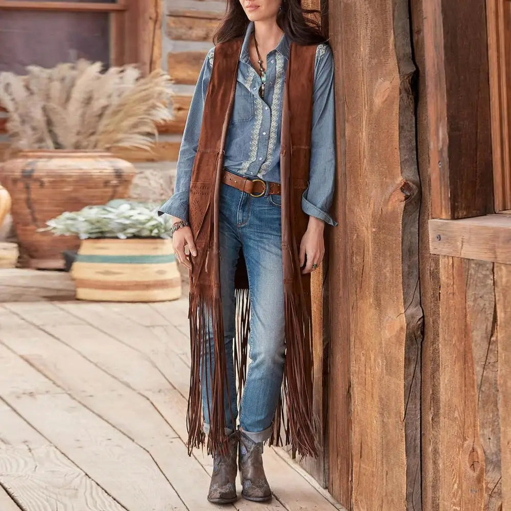 Long Western Fringed Jacket