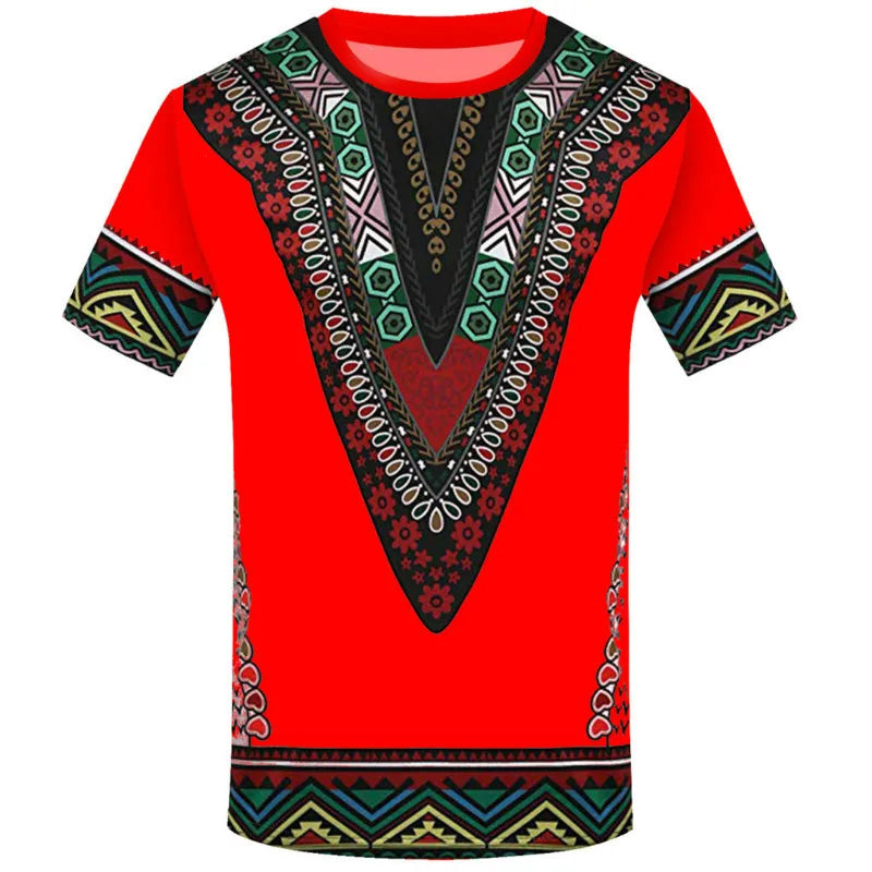 African Ethnic Pattern Men's T-Shirt