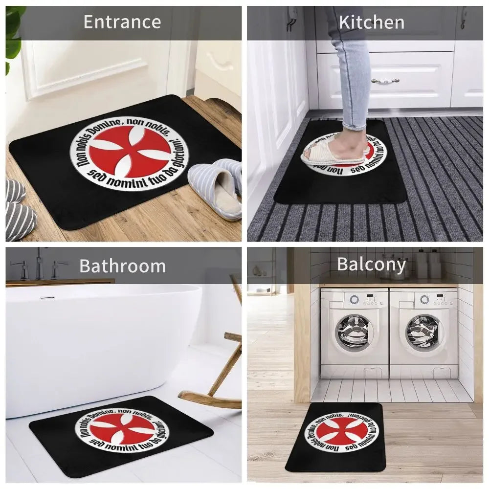 Crusader Knight Doormat