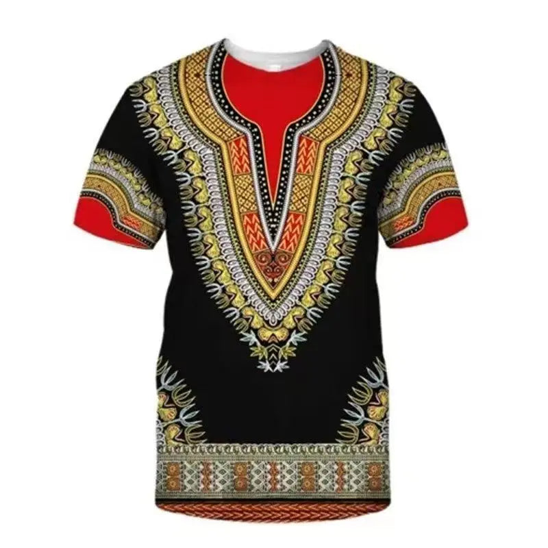 African Ethnic Pattern Men's T-Shirt