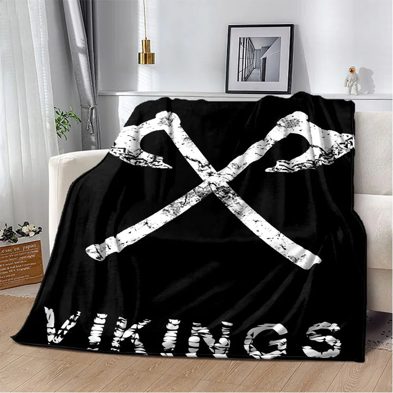 Graphic Viking Blanket