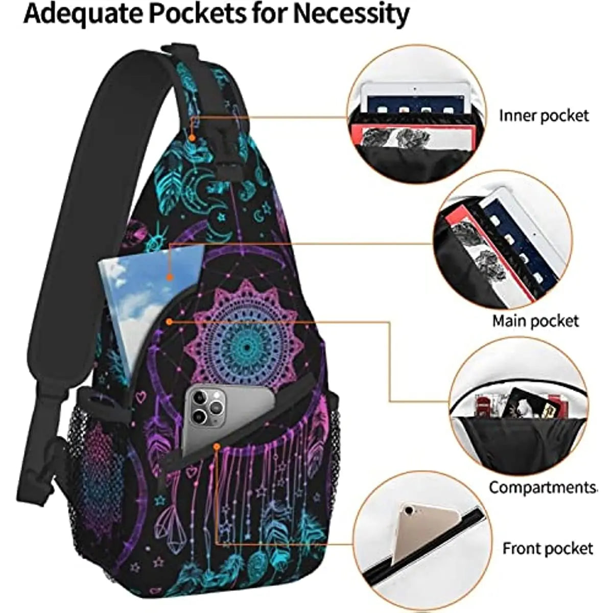 Dreamcatcher Crossbody Backpack