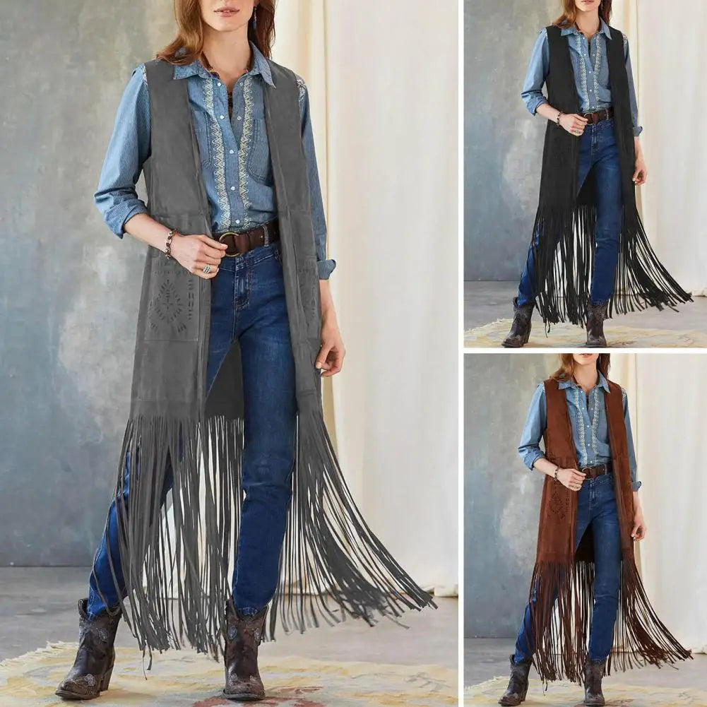 Long Western Fringed Jacket