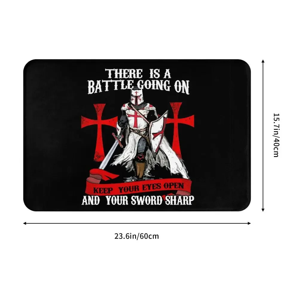 Crusader Knight Doormat