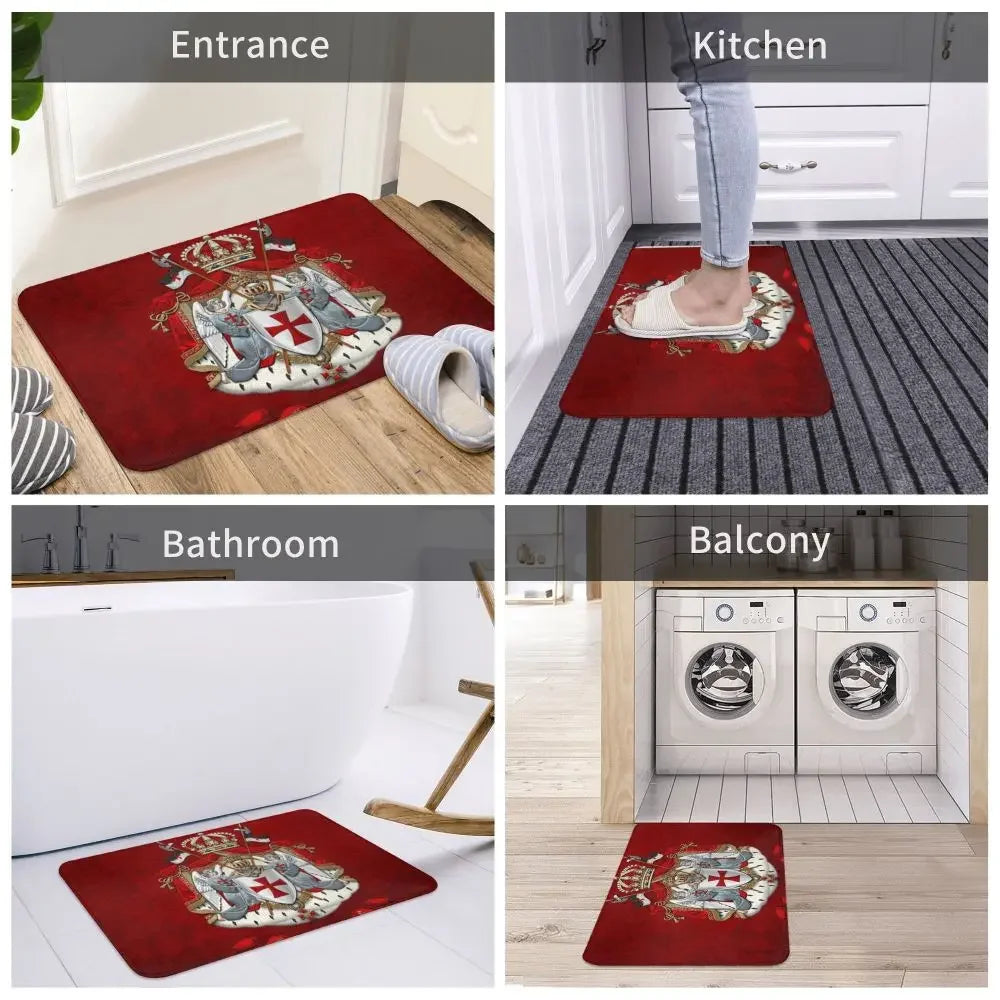 Crusader Knight Doormat