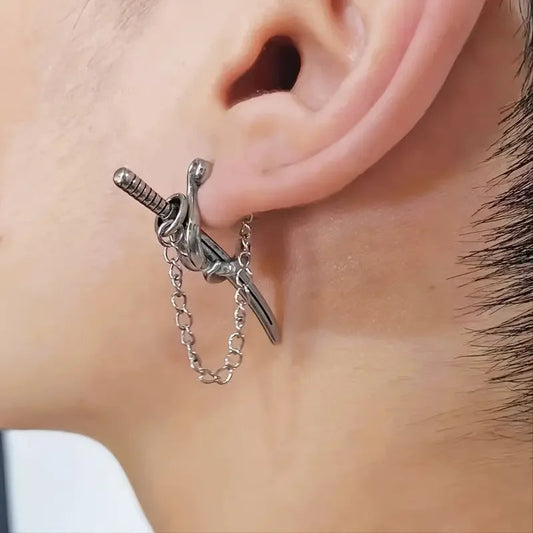 Samurai Sword Earrings 