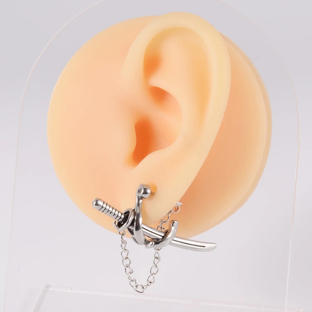 Samurai Sword Earrings 