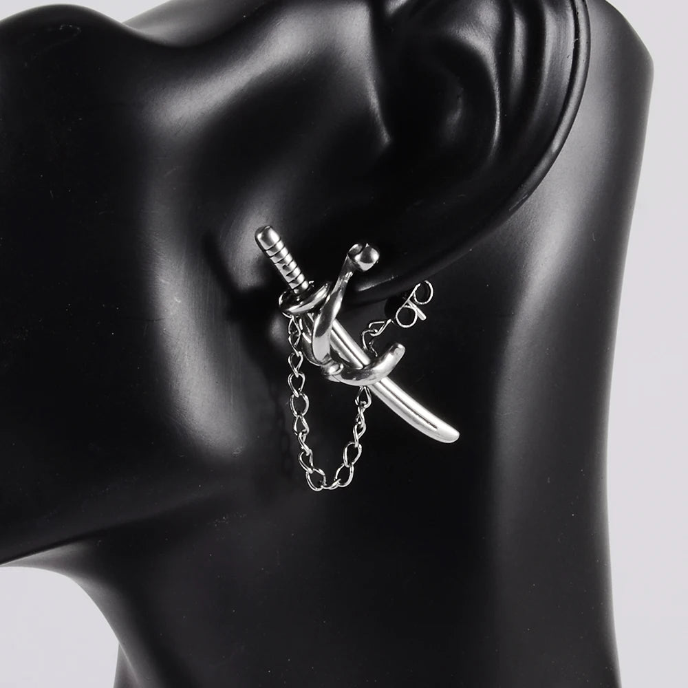 Samurai Sword Earrings 