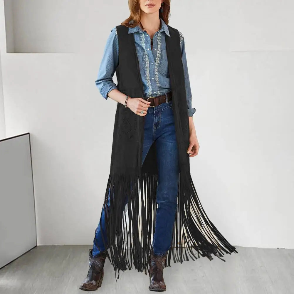 Long Western Fringed Jacket