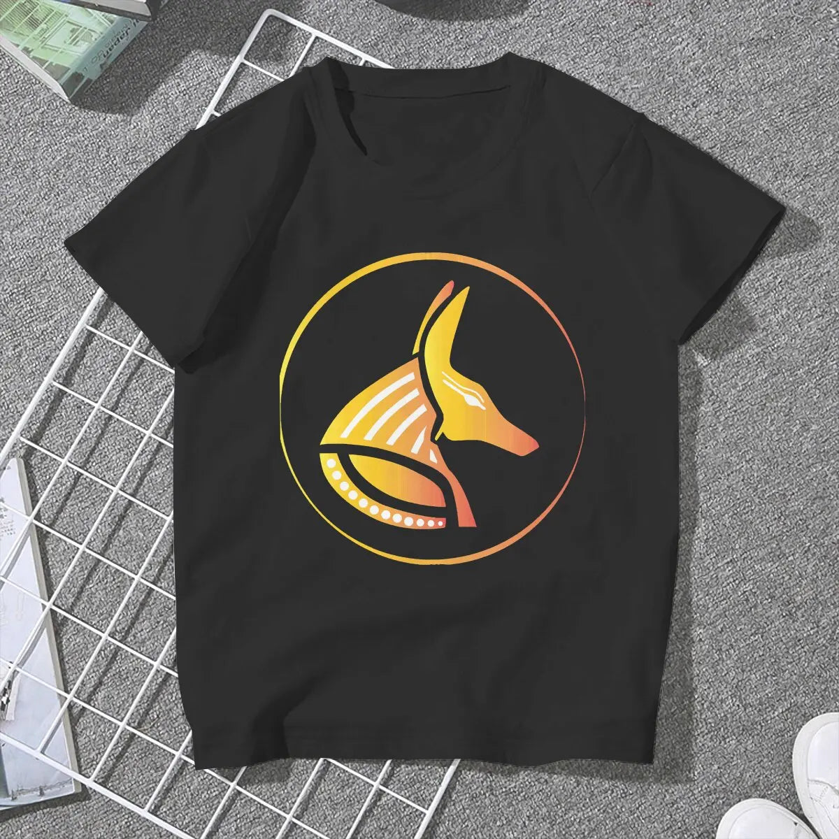 Ancient Egypt Egyptian Anubis Classic T Shirt Harajuku Alternative Women's Polyester Tshirt O-Neck