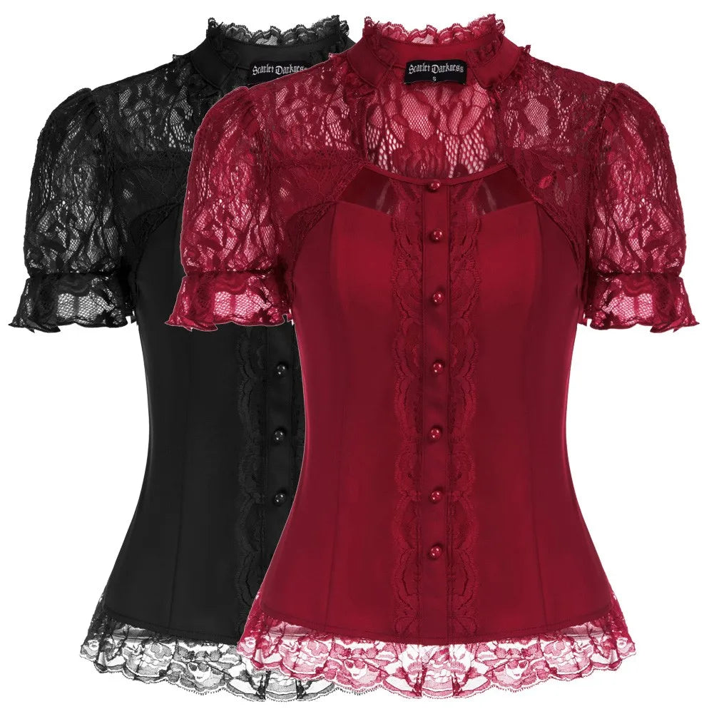 Scarlet Victorian Tops 