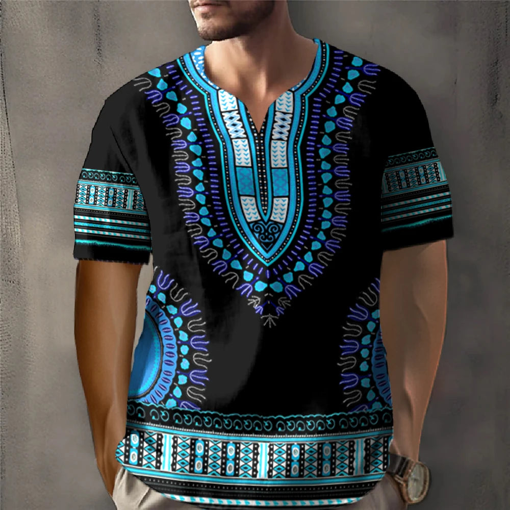 African DashikiT shirts Men