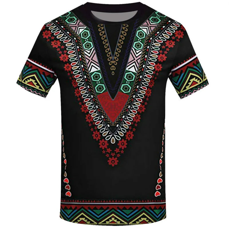 African Ethnic Pattern Men's T-Shirt