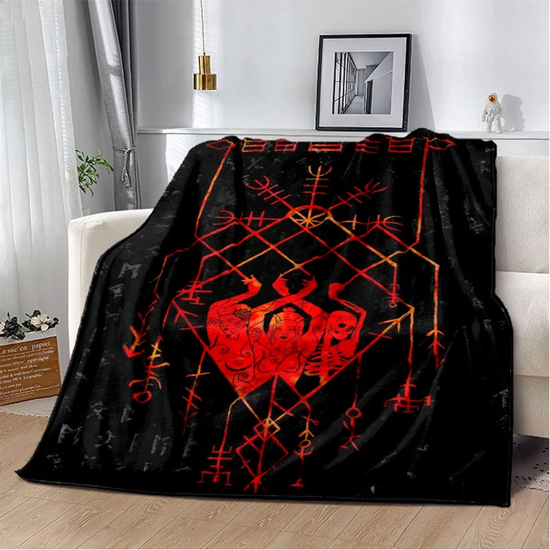 Graphic Viking Blanket