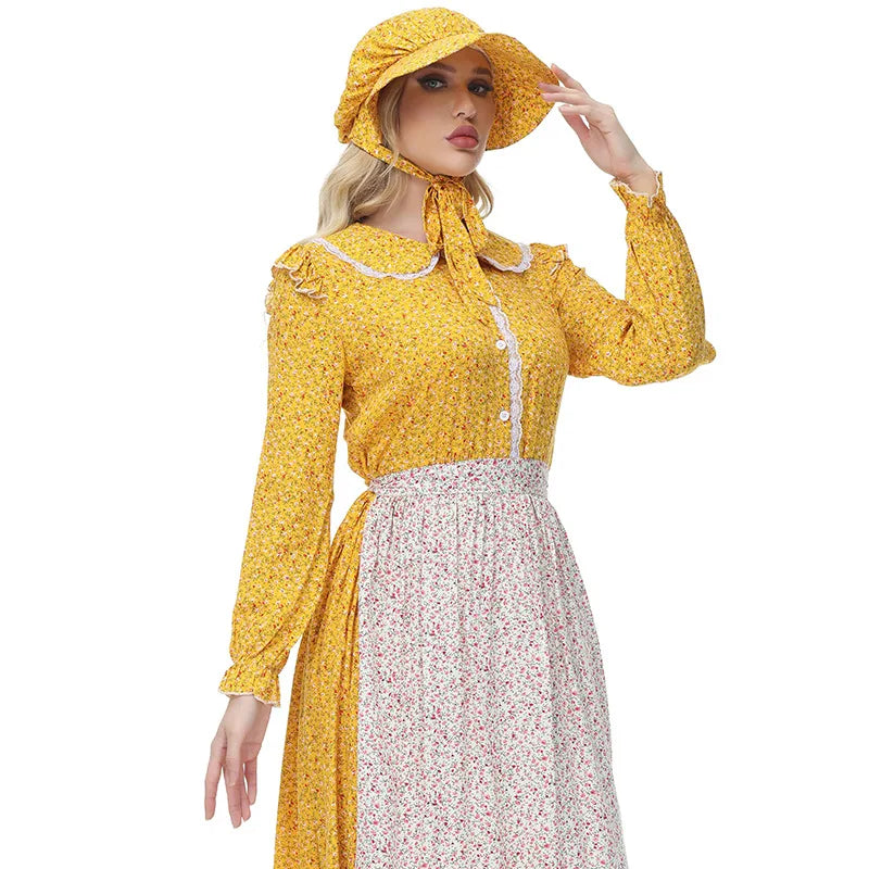 Dress Peasant in  the Prairie