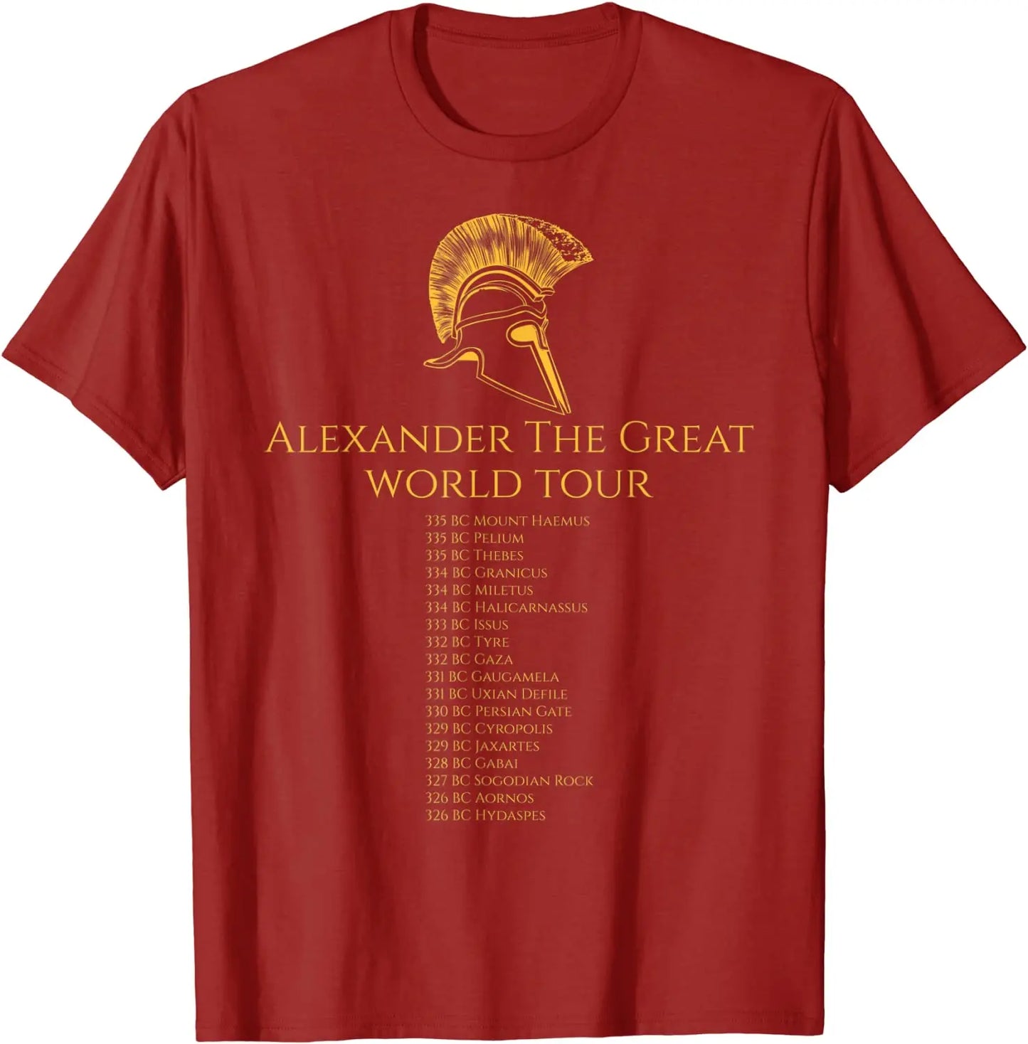 Alexander The Great World Tour T-Shirt