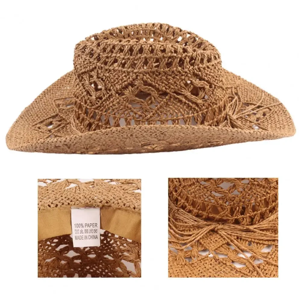 Straw Western Cowboy Hat