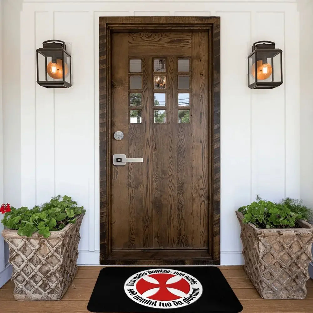 Crusader Knight Doormat