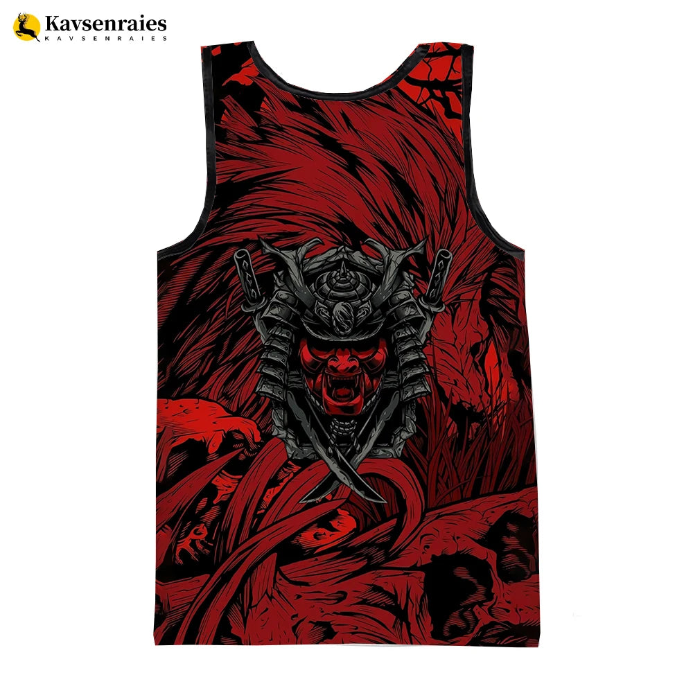 Samurai  Tank Tops