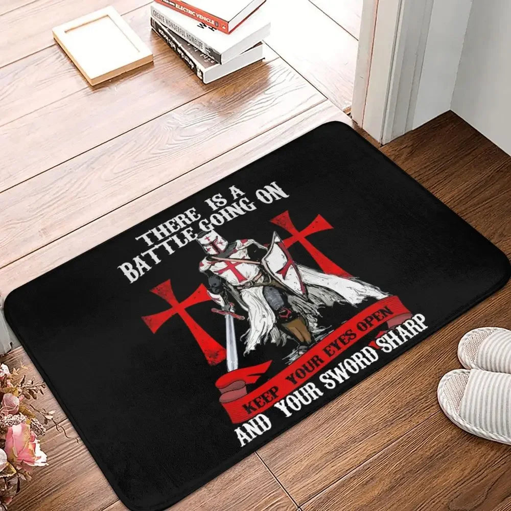 Crusader Knight Doormat