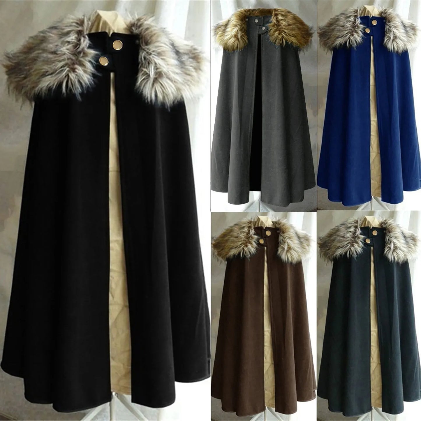 Medieval Winter Cloak