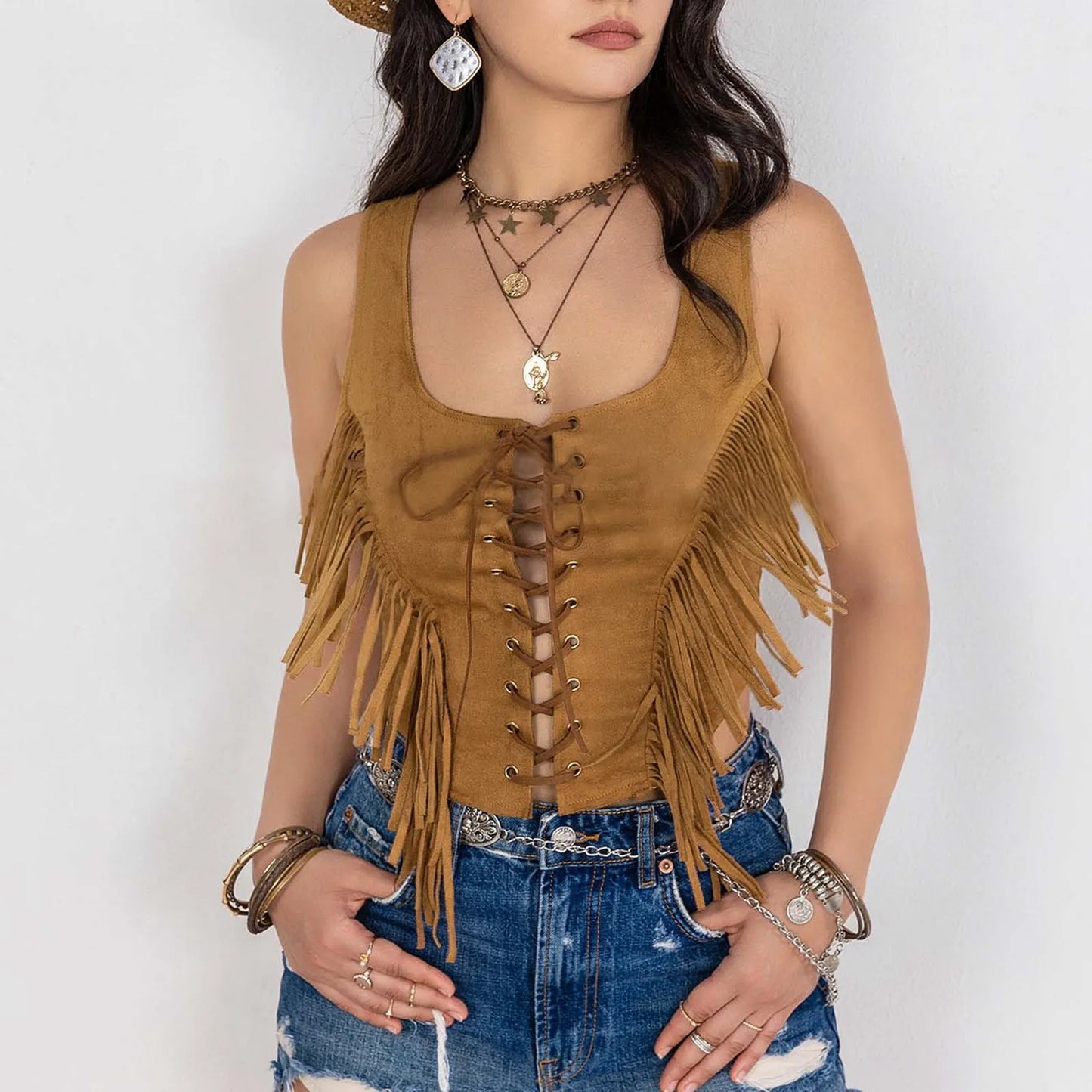 Women's  Western Vest Chic