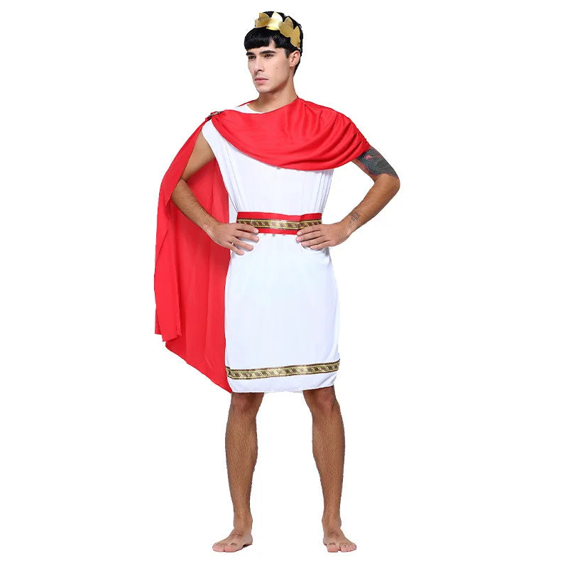 Adult Arabic Ancient Roman Spartan Warrior Cosplay Costume Zeus Medieval Greek God Greece Goddess Mythology Couple Fancy Dress