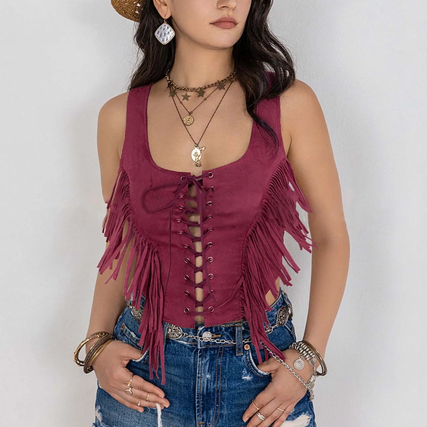 Women's  Western Vest Chic