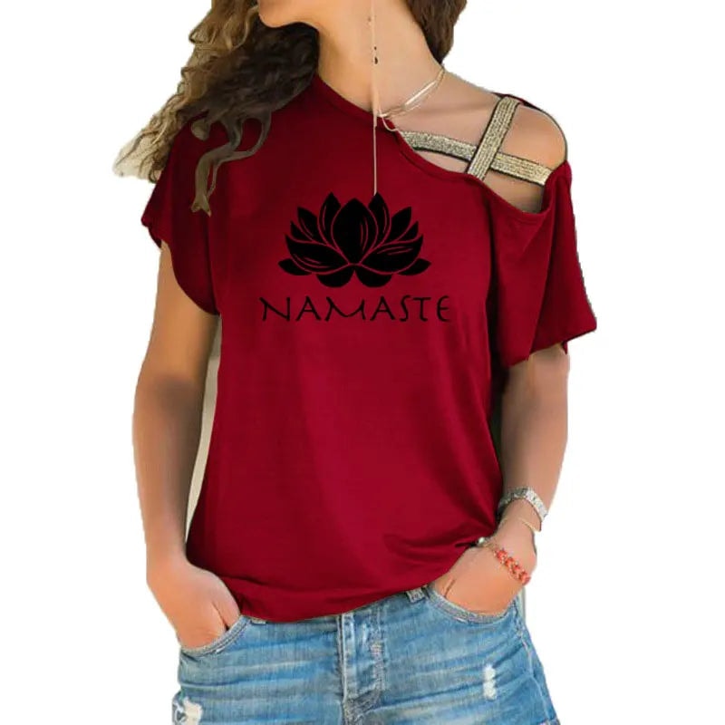 Stylish Namaste  T-shirt Women 