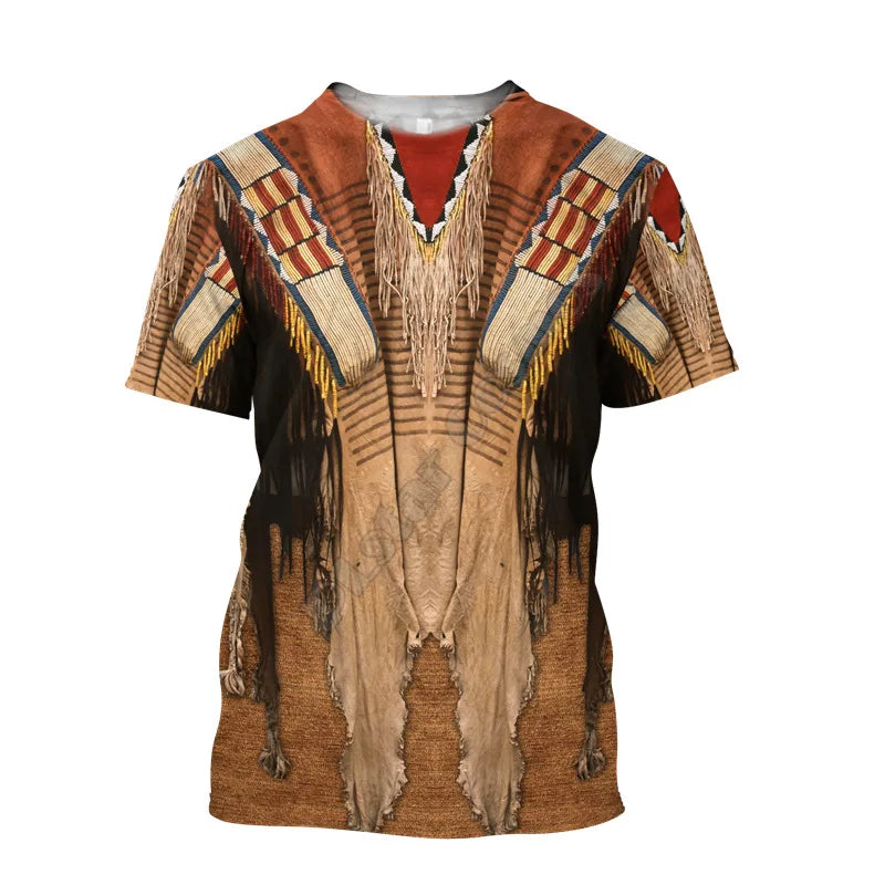 T-shirt Printed Native American 