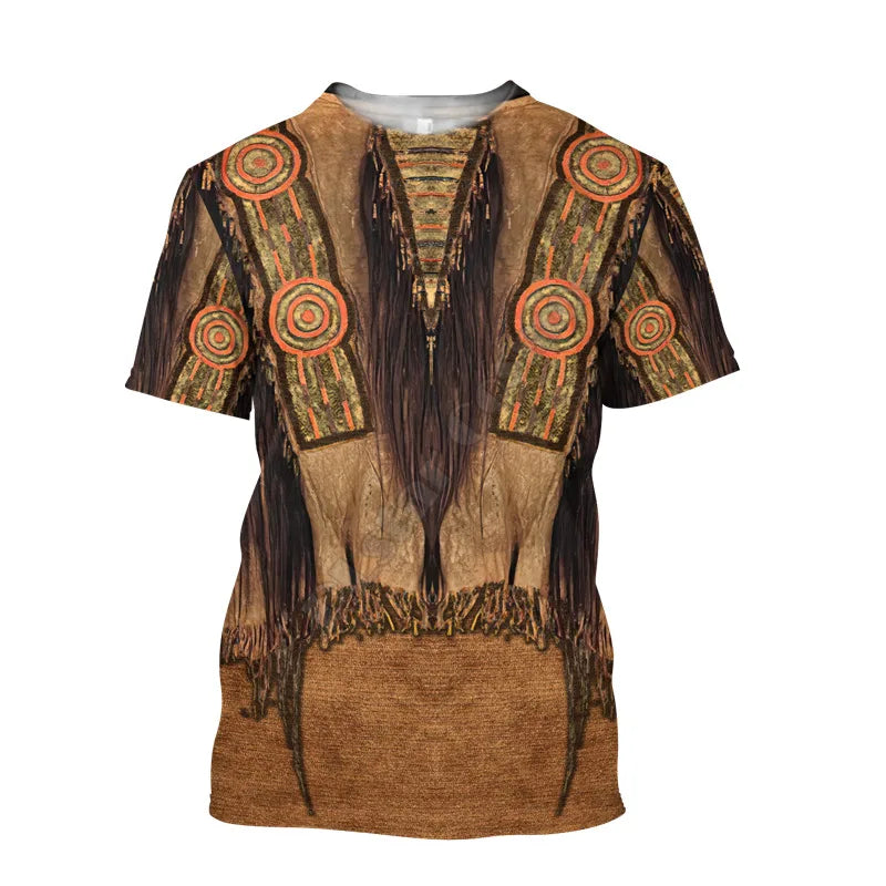 T-shirt Printed Native American 