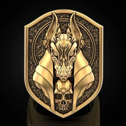 The ring of Anubis God