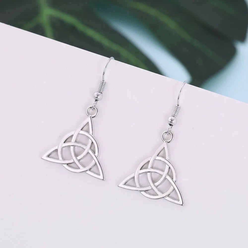 Tribal Celtic knot Earrings 