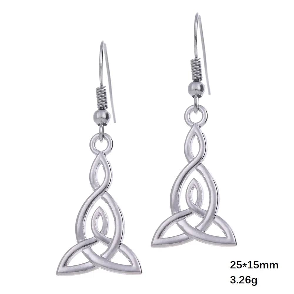 Tribal Celtic knot Earrings 