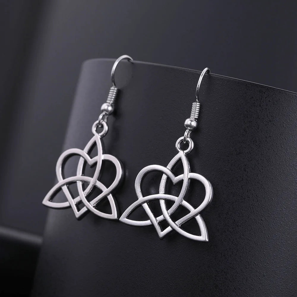 Tribal Celtic knot Earrings 